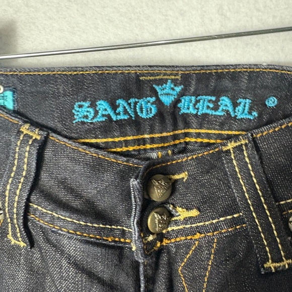 Sang Real Blue Jeans Size 27 - Picture 4 of 8